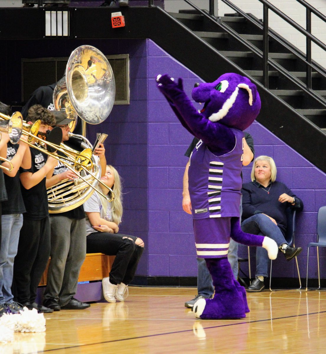 Last weeks game was awesome! Got to hangout with one of my favorite people, guard the stairs, and even direct the band.