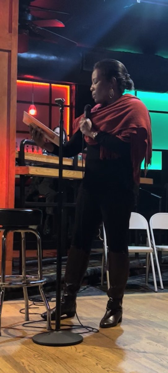 @Clarise_Writes  It was energizing to perform at last night’s OUTSPOKEN 2 Spoken Word & Open Mic last night.
I’m telling you…there’s a renaissance happening in Providence. Be a part of it and follow #OutspokenPVD and #Sarasmiles