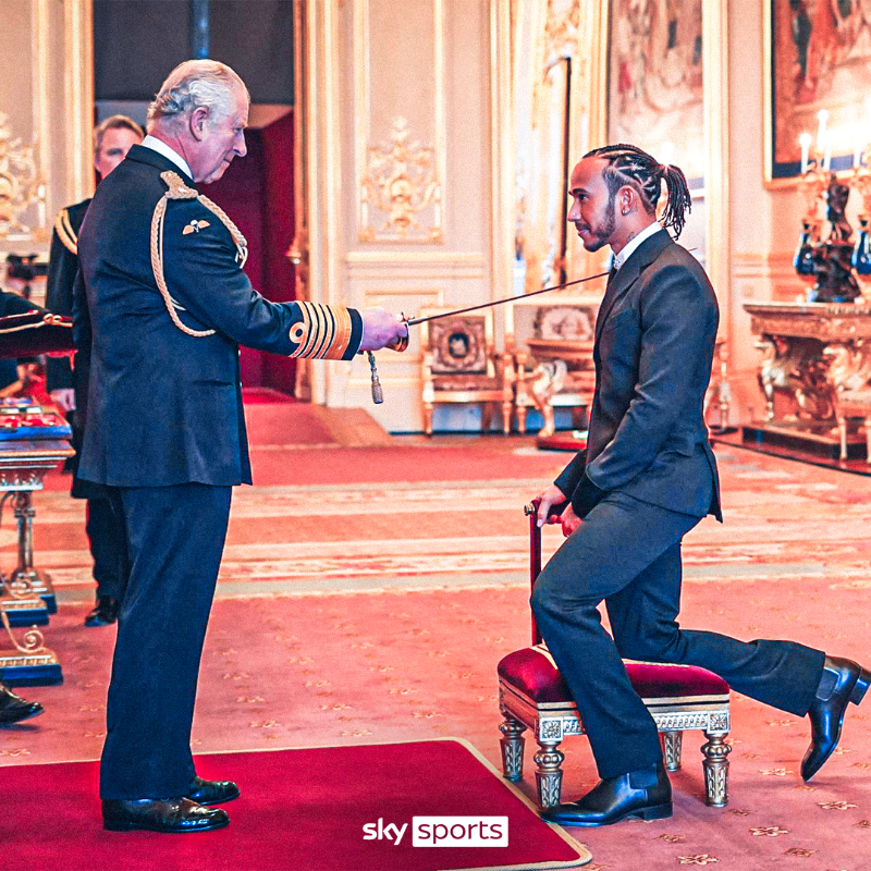 SkySports's tweet photo. 🙌 𝕊𝕚𝕣 Lewis Hamilton 🙌