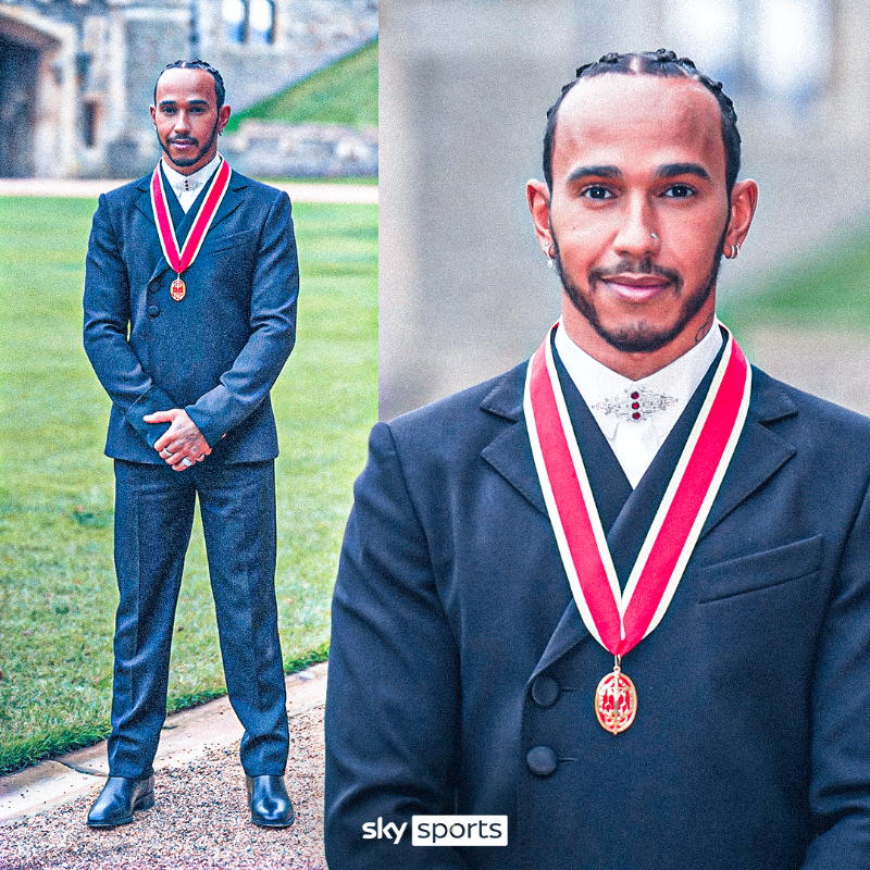 SkySports's tweet photo. 🙌 𝕊𝕚𝕣 Lewis Hamilton 🙌