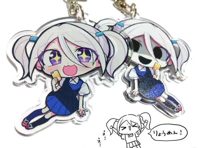 冬コミ新作のアクリルグッズ届きました!
ことちゃんは両面です(✧ω✧) 