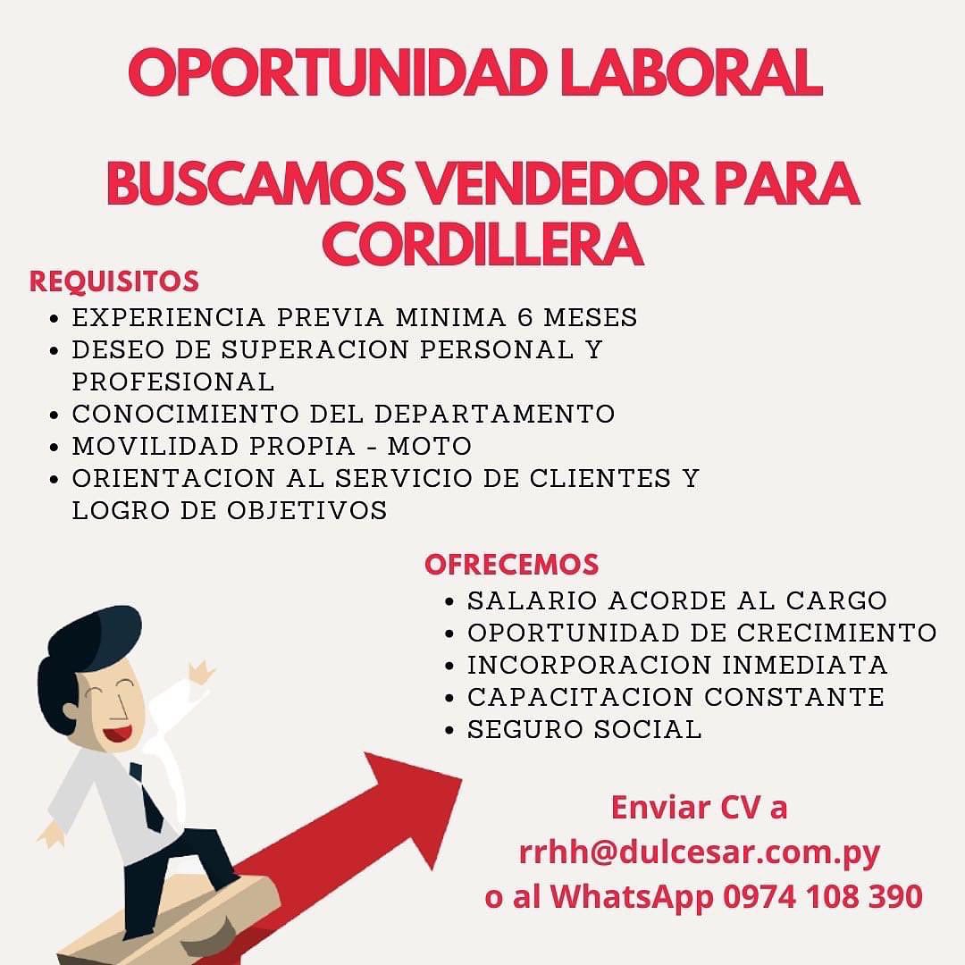 DulCesarPy's tweet photo. #OportunidadLaboral #TrabajoPy
Compartir para que llegue a la persona indicada 🥰🙏🏻
Solo tenemos vacante en este puesto que publicamos 🖋 https://t.co/Tqmg6zhdJW