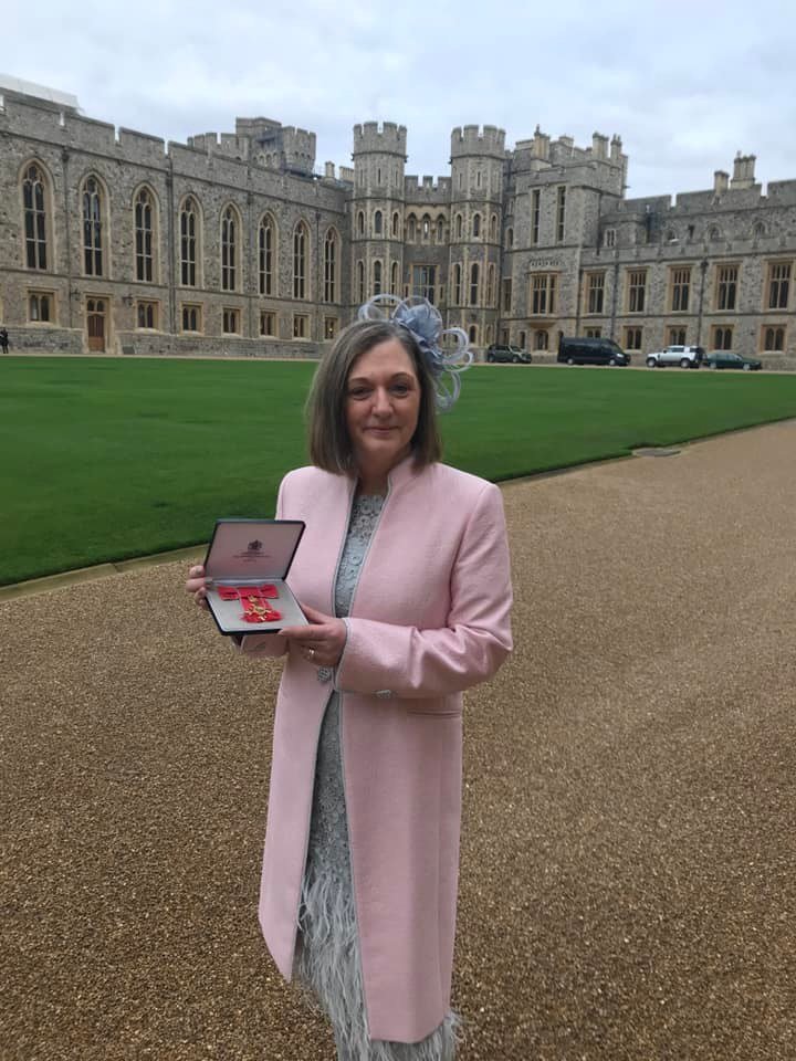A lovely end to our term as our CEO Amanda Bennett got her OBE today from Prince Charles. Teaching changes lives and it is lovely to have that recognised