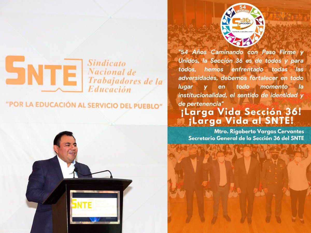 alain_lome's tweet photo. ¡Larga Vida a la Sección 36!
¡Larga Vida al SNTE!
¡Larga Vida @Secretario_36!
#ConPasoFirmeYUnidos
#YoConRigo
#54Aniversario
#Sección36 #SNTE https://t.co/hUnSyzN6hJ