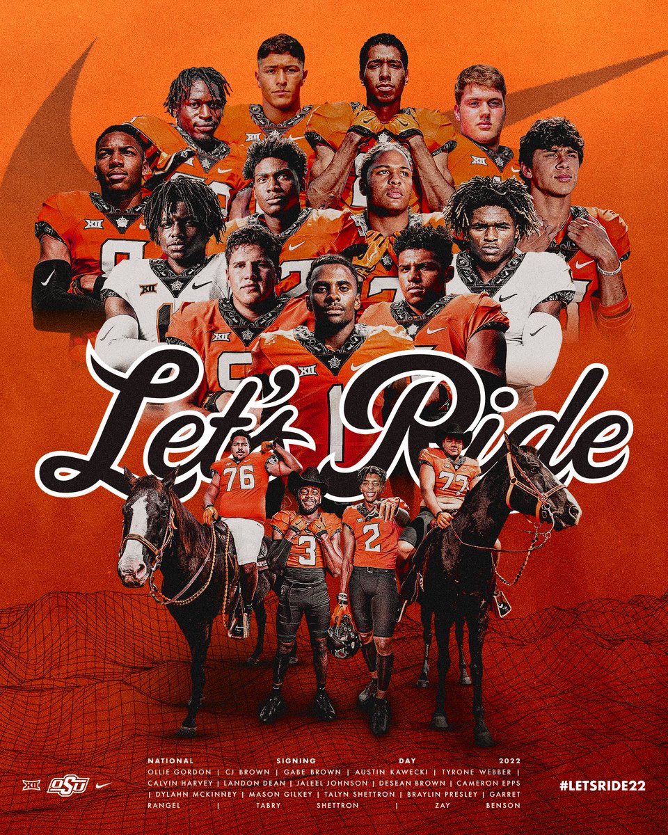 CowboyFB's tweet photo. A national top-2⃣5⃣ class is on its way to Stillwater.

🔗 https://t.co/KiJn1QgRNS

#LetsRide22  I  #GoPokes https://t.co/m25TdFANEy