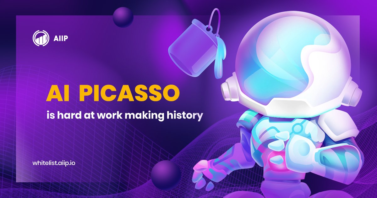 🚀Are you missing this amazing opportunity?
We are cooking🧑‍🍳 something up for our trusted users.
Our own "Ai Picasso" 👨‍🎨 is hard at work making history.
🔥RESERVE and stake AIIP Token here Right pointing backhand index promo.aiip.io
#aiiptoken #CryptoNews #ICO #NFT
