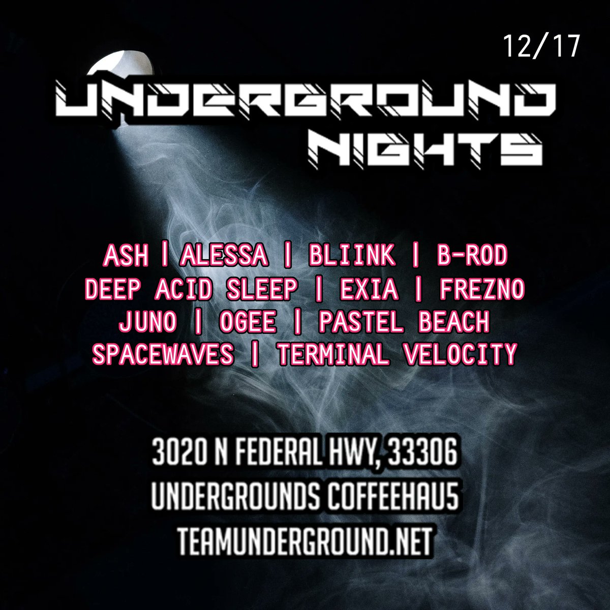 SpaceLordJuno's tweet photo. Thr last @TU_underground show at coffeehouse till the new year! Come through and get festive! 🎄🎅 #UndergroundsCoffeehaus #UndergroundNights #HouseMusic #JunosWorld https://t.co/4XV0G87iuP