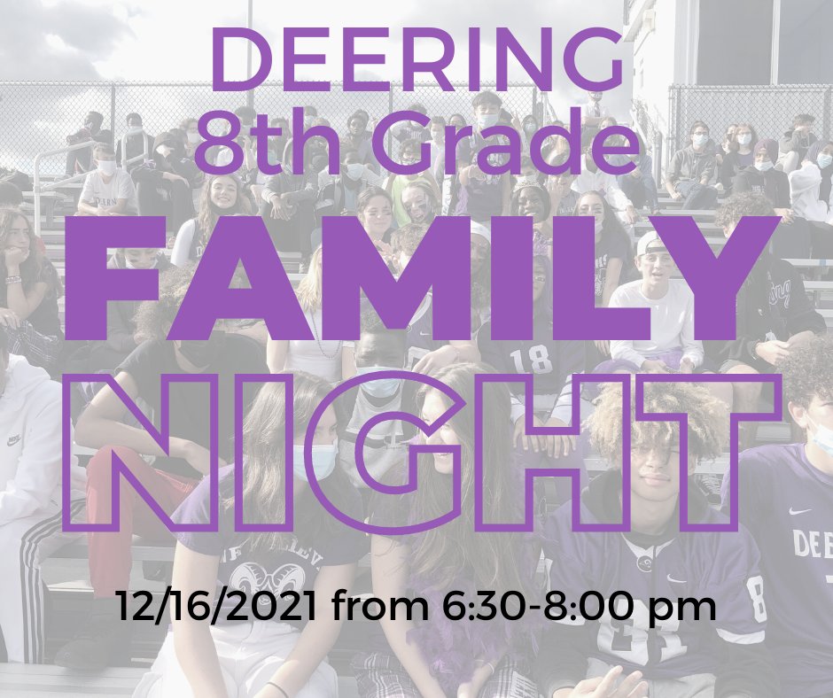 DeeringHS's tweet photo. We're busy getting ready for tomorrow's 8th grade family night! Can't wait to see you there! https://t.co/b9S1eI473I