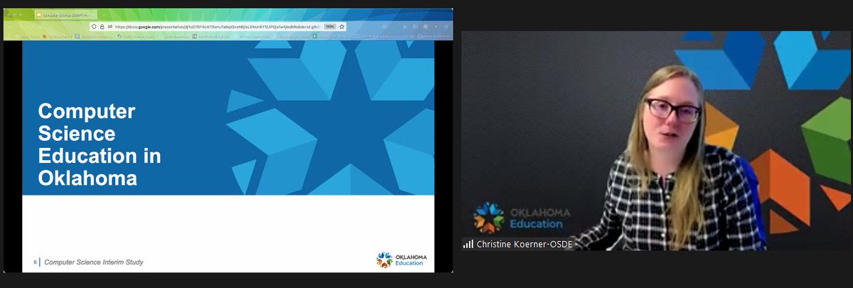 CSforALL's tweet image. We’re excited to welcome featured speaker Christine Koerner (@christinegoko), Executive Director of STEM Education, @oksde, for the OK #CSforALLSCRIPT Facilitator Training and District Workshop! #CSforALL