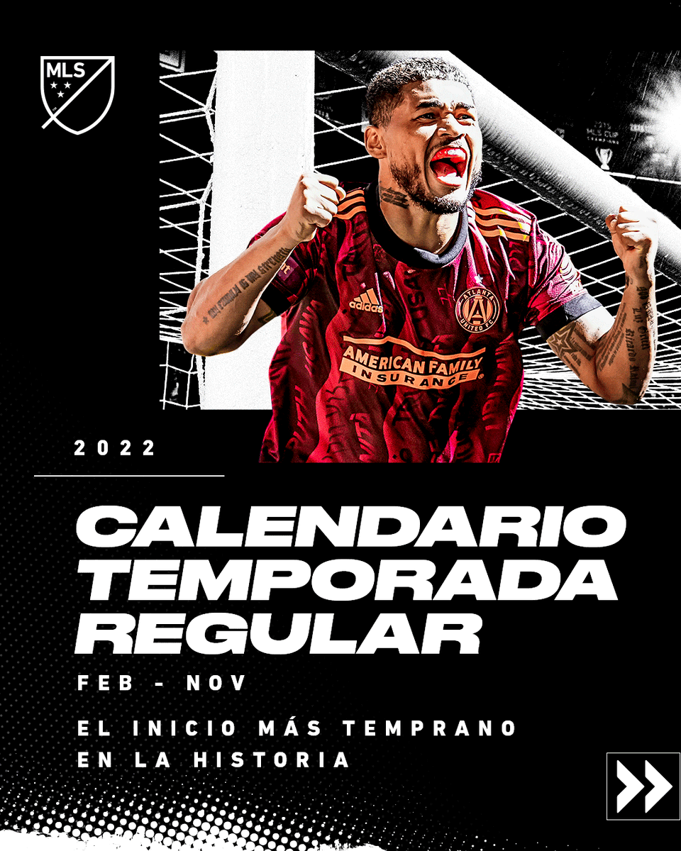 MLSes's tweet photo. 2022, vamos a por ti.👊
¡Nuestro calendario de temporada regular para el 2022 ya está disponible!📅 https://t.co/yzHzeXLLPb