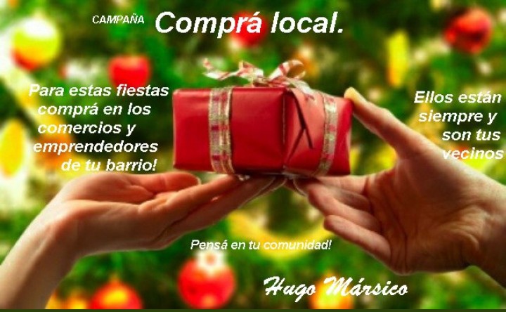 hugomarsico's tweet image. Como lo hago todos los años los convocó a que compremos a los emprendedores y comercios del barrio! #comprelocal