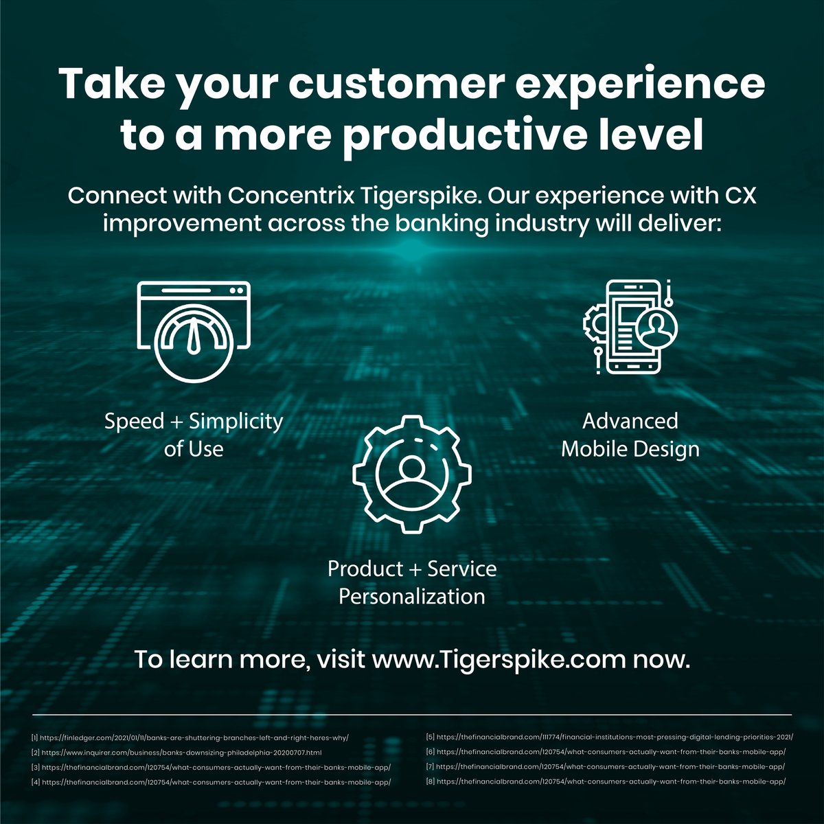 What is your bank doing to “Win the Race” for new customers? Read our new blog to learn how speed and simplicity matters to the modern-day customer experience.

tigerspike.com/what-is-your-b…

#bankingservices #financialservices #CustomerExperience #ConcentrixTigerspike