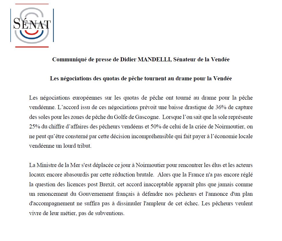 Les pêcheurs veulent vivre de leur métier, pas de subventions.