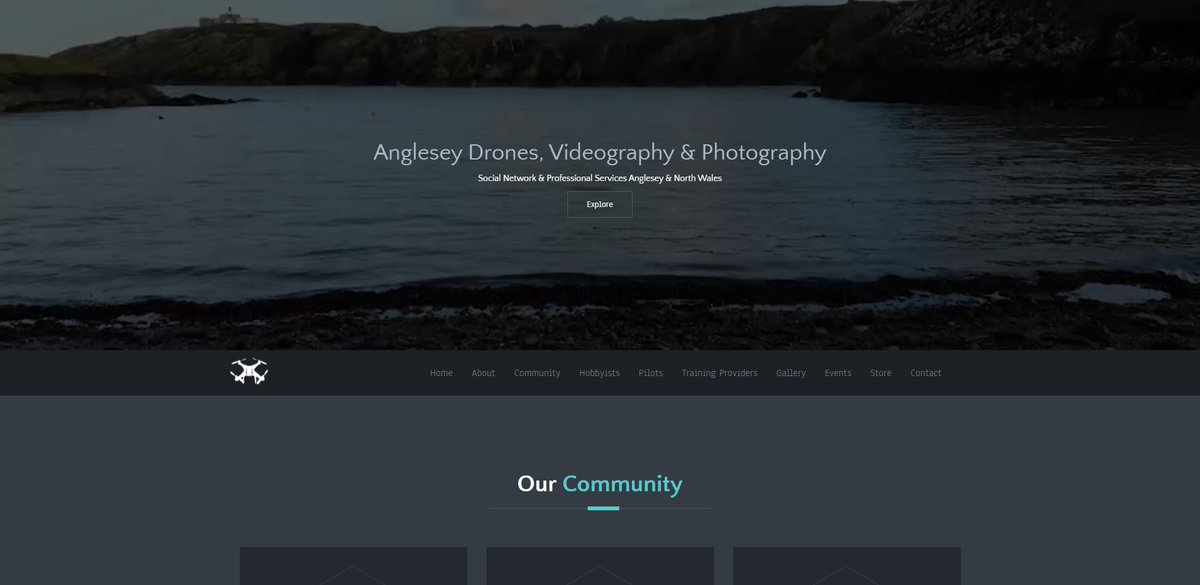 Our social network for drone enthusiasts, hobyists, pilots &amp; trainers is under construction. We are excited about the possibilities our network will bring to the drone community in Anglesey and North Wales!

#drones #community #socialnetwork #anglesey #northwales