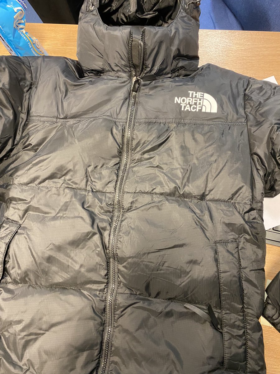 sallyclay2's tweet photo. @JDOfficial @TheNorthFaceUK Good luck hope they get the logo right … need to step up on quality control https://t.co/4WfJwBCJWj