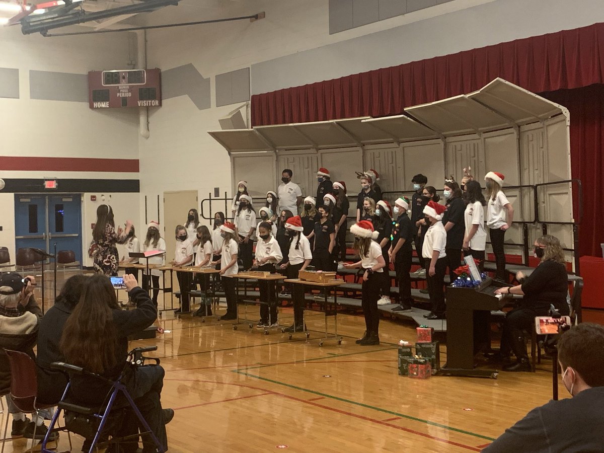 Ms. Chlapik and her choir put on a wonderful performance last night!!! #ourwhy