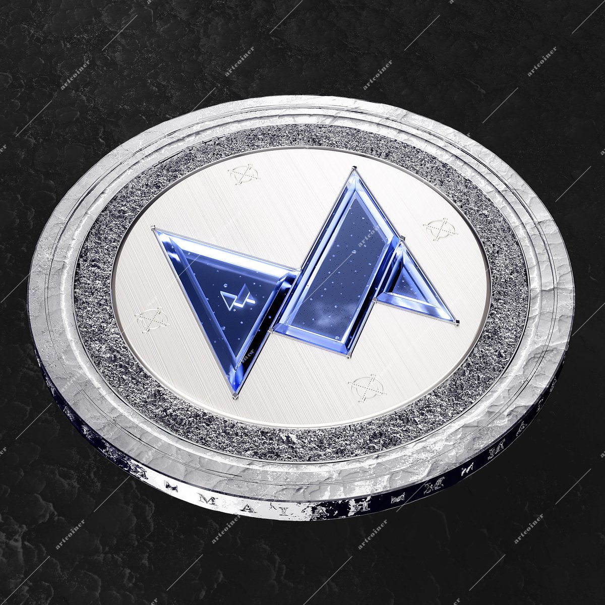 Art_Coiner's tweet photo. Coin time again for an #Artcoin #NFTGIVEAWAY ! 
You can win this @getMaiar silver coin worth .25  $EGLD, and 5 Whitelist spots😎 !
Results Friday 17th, just before our pre-sale !
Rules in the post below 👇 https://t.co/7RWfSmza4L
