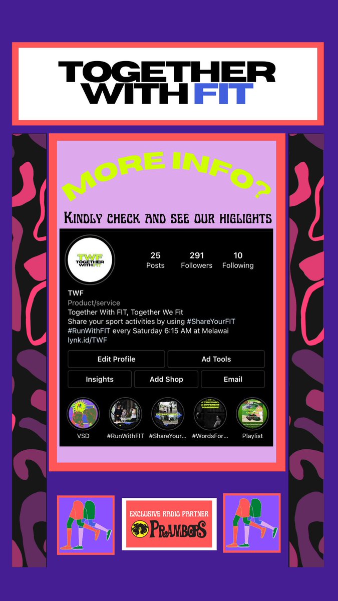 Prambors's tweet photo. Together With FIT present, Run With FIT: VIRTUAL SPORT DATE Edition!

Waktunya tiba! Sudah saatnya kamu siapin sepatu lari, istirahat yang cukup, serta makan yang sehat. Pemenang akan mendapatkan hadiah yang sangat menarik juga! Daftar sekarang
#togetherwithfit #PramborsAds https://t.co/eYvICnWXxc