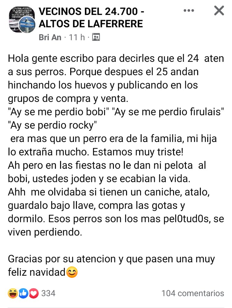 El q se levantó tranky fue este