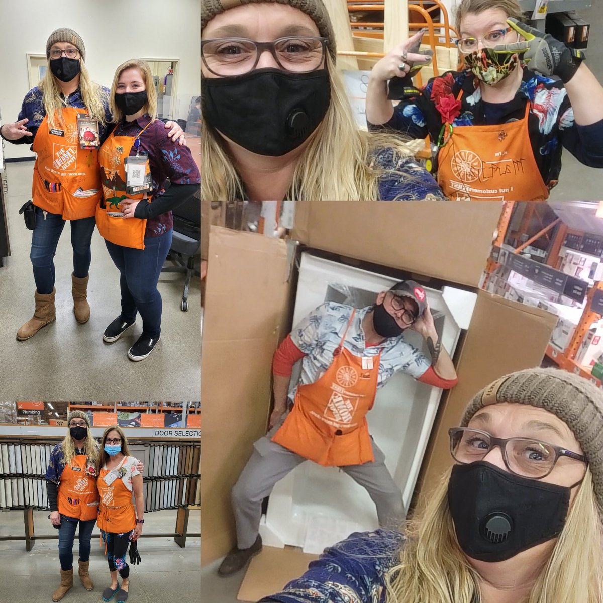 Day 3 of 12 days of Christmas:  Hawaiian shirt day. <a href="/Bolton_Tara/">Tara Bolton</a> <a href="/McFarrenGary/">Gary McFarren</a> @AthiaRenee <a href="/THDWhiteLake/">THD White Lake</a> @HallSteph36 <a href="/STEPHANIE_THD/">Stephanie Campbell</a> <a href="/AndrewAbrahams8/">Andrew Abrahamson</a> @jason_stubbe