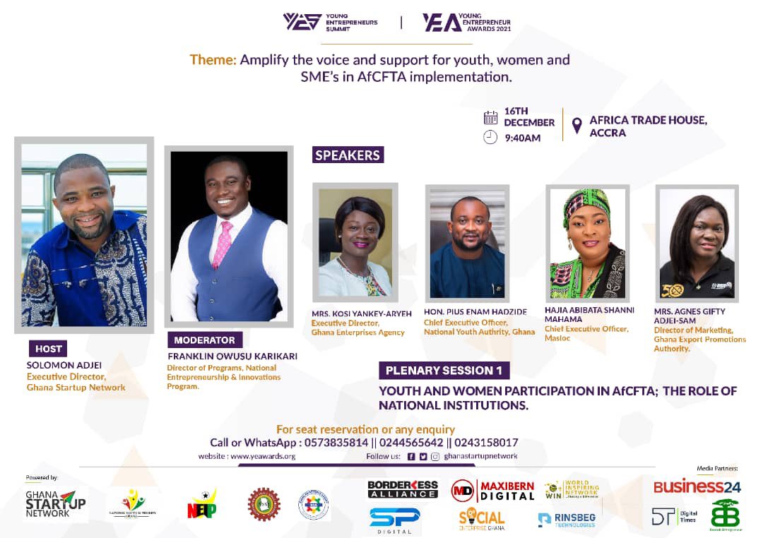 Youthgh's tweet photo. HAPPENING TOMORROW AT THE AFRICA TRADE HOUSE, ACCRA

#NationalYouthAuthority #NYA #FacilitatingYouthDevelopment #YouthDevelopment https://t.co/KWqnkuQb4q