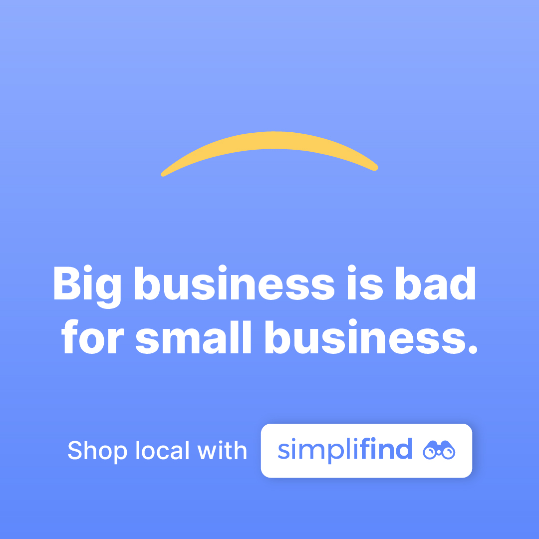 simplifind_it's tweet photo. 99.9% of companies in the US are small and medium businesses. Why do business with the 0.01%?
.
.
.
.
#shopsmall #smallbusiness #shoplocal https://t.co/hSK5oQwP8M