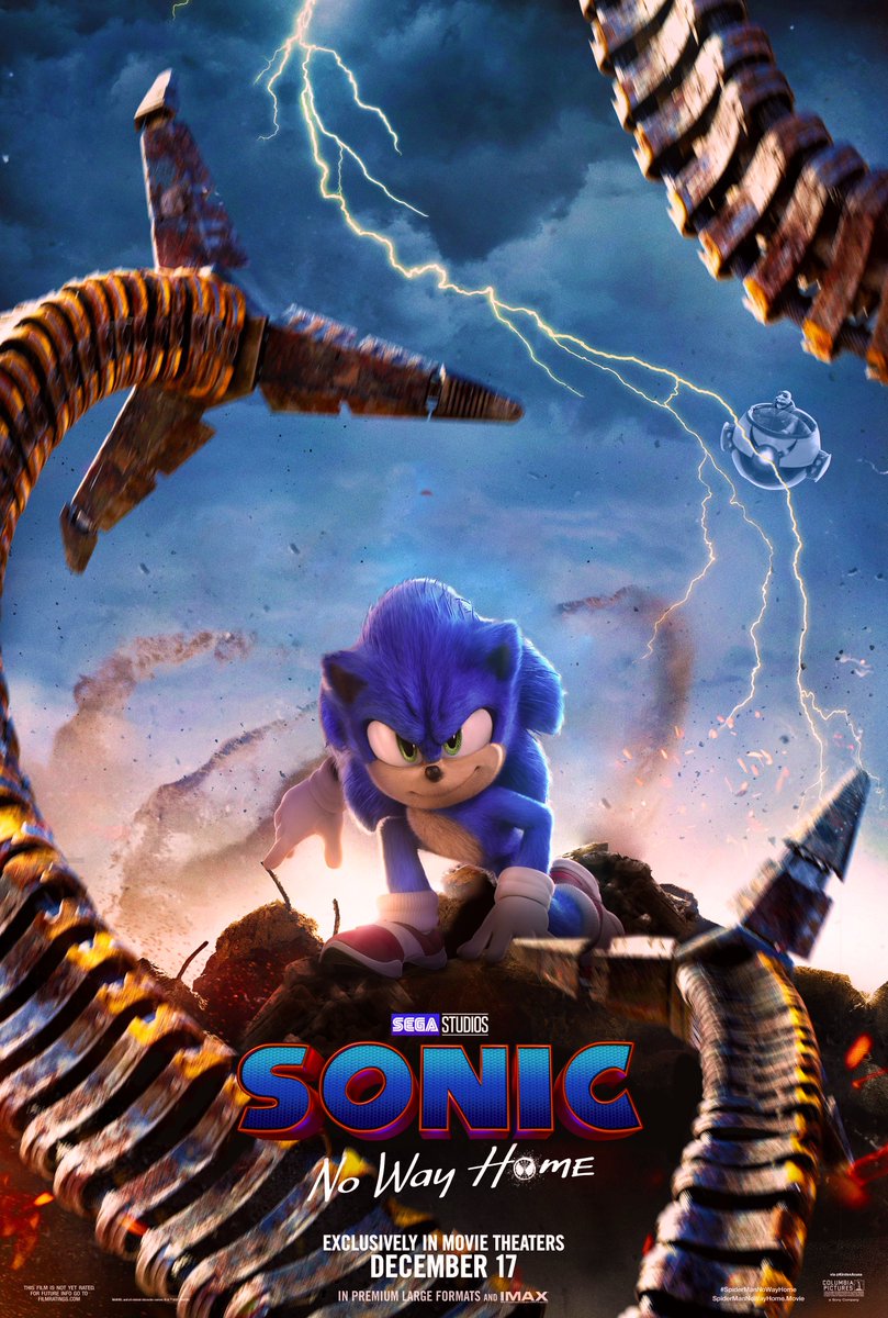 CinematizandoOf's tweet photo. Arte de fã juntando o pôsteres de Sonic 2: O Filme o Homem-Aranha: Sem Volta Para Casa

#Sonic #Sonic2 #Sonic2OFilme #SonicTheHedgehog #SonicTheHedgehog2 #SonicMovie2 #HomemAranha #HomemAranhaSemVoltaParaCasa #Spiderman #SpiderManNoWayHome https://t.co/QiDRnJhRDc