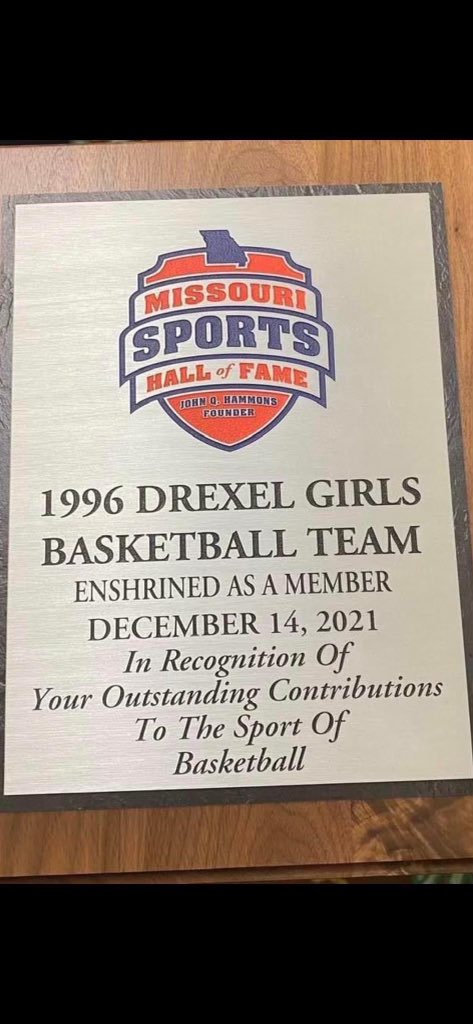 Congratulations to Coach Brent Bartlett and his 1996 Drexel basketball team for being inducted into the Missouri Sports Hall of Fame yesterday! That year they went undefeated and won the state championship! 👏👏👏 <a href="/JACS1885/">Joplin Area Catholic Schools</a> <a href="/warriorsports_/">McAuley Sports</a>
