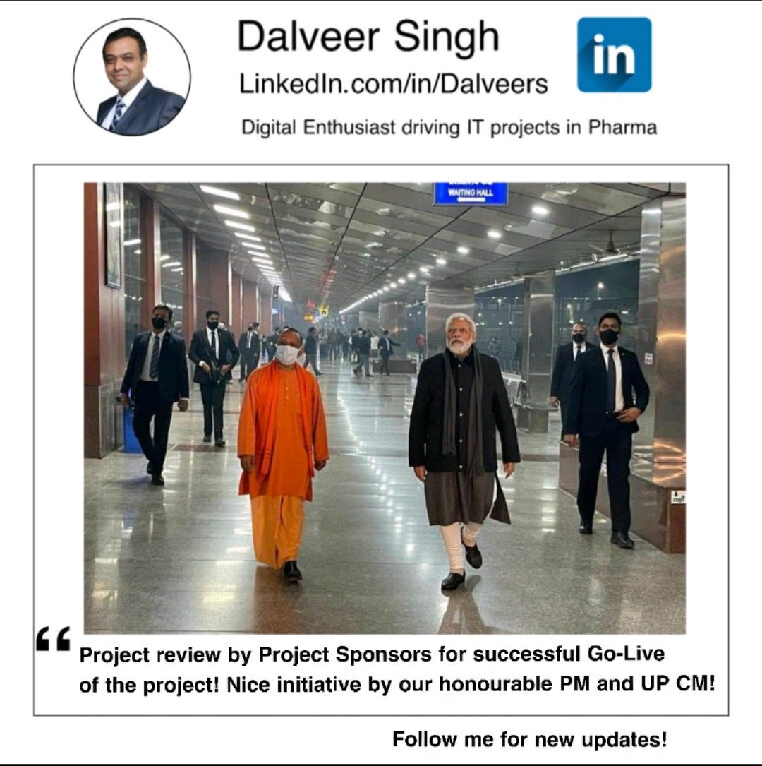 dalvrsingh's tweet image. Effective project execution and final review by top leadership! 
#PMOIndia #NarendraModiinVaranasi  #projectmanagement