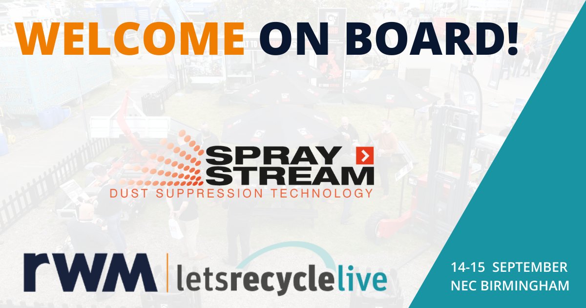 CLRExpo's tweet image. .@spraystream1 are exhibiting with us at #RWMLRL in 2022!

See more below...

hubs.la/Q010Qx9b0

#Industrial #Dust #Systems #Cooling #Misting #RWM