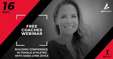 Let's talk about building confidence in female athletes.  3x Olympian and 4x medalist <a href="/karalynnjoyce/">kara lynn joyce 🙋‍♀️</a> of <a href="/leadsportsco/">Lead Sports Co. 🙋‍♀️</a> is gonna do just that on Thurs. Dec. 16th at Noon central.  Register below.  #free #confidence  bsnsports.com/ib/buildingcon…