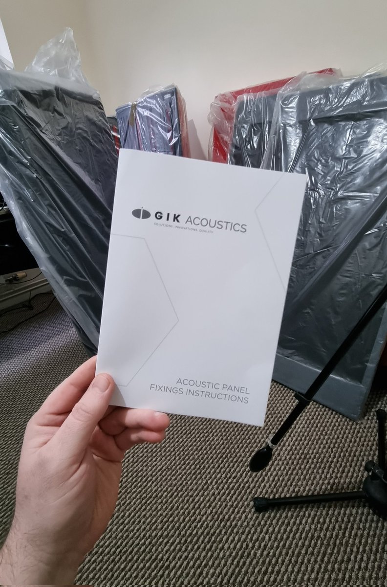 Delivery arrived quicker than expected from <a href="/GIKAcoustics/">GIK Acoustics</a>.

Studio build commences tomorrow.