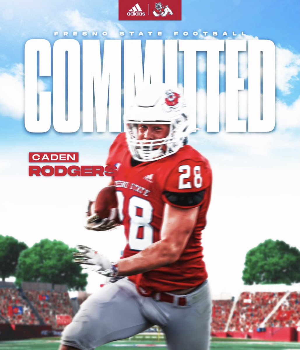 After a great talk with <a href="/CoachTedford/">Jeff Tedford</a> I’m extremely excited to say I will be fulfilling a lifelong dream of mine to play D1 football at Fresno State University! Go dogs!🐶
<a href="/gabecamarillo_/">Gabe Camarillo</a> <a href="/paulmeadors/">Paul Meadors</a> <a href="/FresnoStateFB/">Fresno State Football</a> <a href="/buchananbear_fb/">Buchanan Football</a>