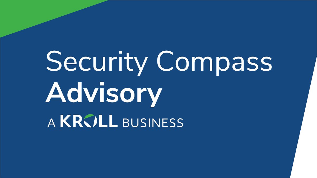 advisory_sc's tweet image. Security Compass Advisory is now part of @krollwire! We&apos;re joining the #KrollCyber family to help clients tackle today&apos;s complex security landscape. Read the release: 

securitycompassadvisory.com/newsroom/press…