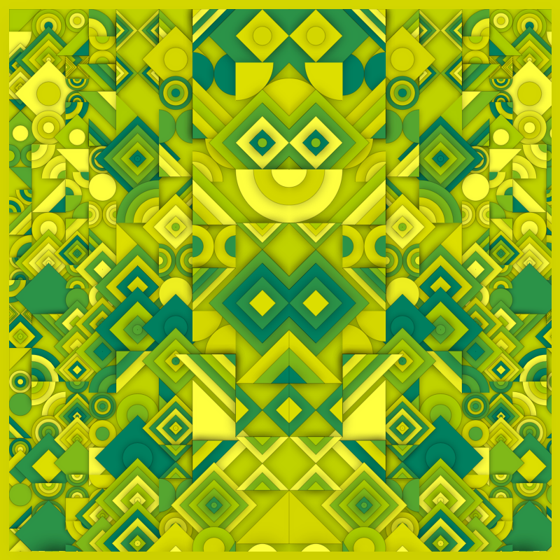 Bloom of Shapes GenArt tweet media