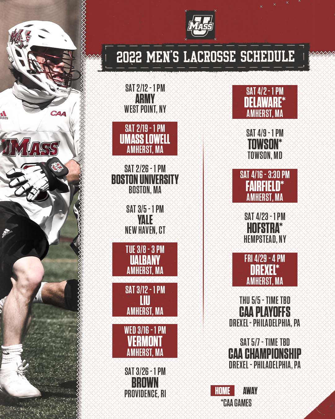 Navy Lacrosse Schedule 2022 Umass 2022 - Page 2 - Laxpower Back-Up Stick