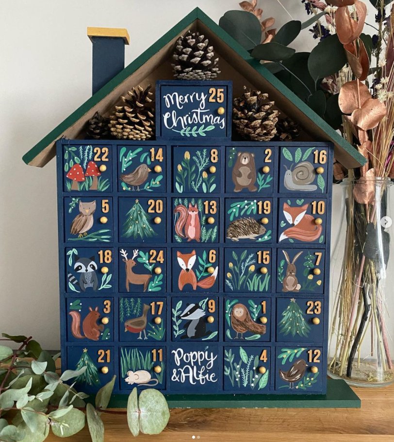 Hobbycraft's tweet image. It's your last chance to enter our Christmas Craft Competition! We love this advent calendar by @paper_fudge on Instagram that was submitted.  😍

Competition closes on Sunday 19th December 2021: woobox.com/b29sky

Full T&amp;amp;Cs: bit.ly/3lkrIHn

#Hobbycraft #HCXmas21