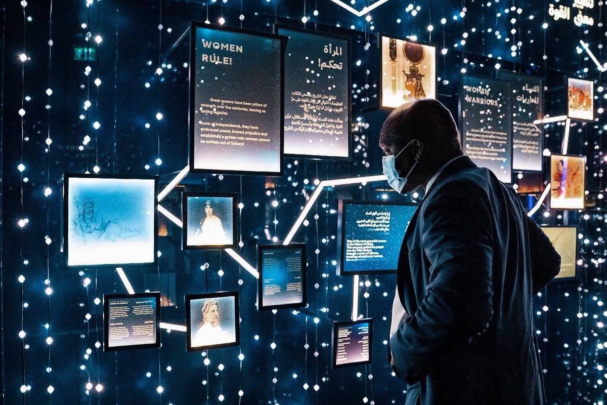 When women thrive, humanity thrives; a great message from my tour today at the women’s pavilion in #Expo2020. Let’s keep leveling the playing field for #women and be the generation to end #gender inequality.