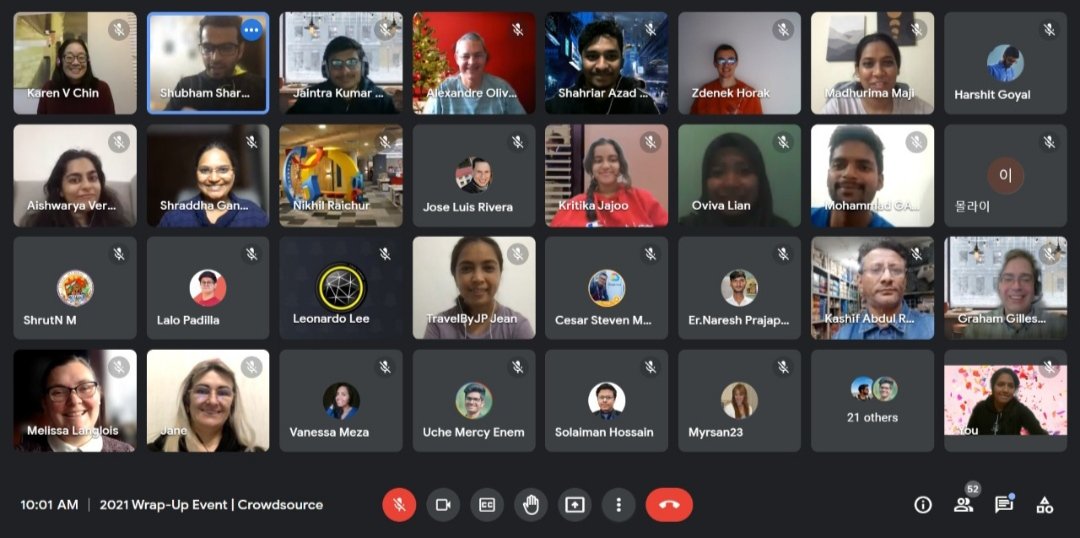 Wrap-up event 🎉 #GoogleCrowdSource ✨