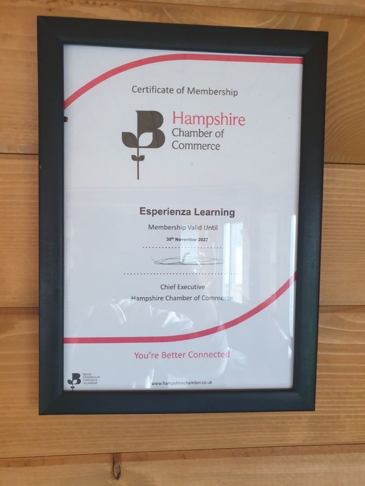 Very pleased to have joined @hantschamber The certificate arrived in the post at the weekend.👀👇

#Hampshire #cybersecurity #radio #rfengineering #aviation #datacommunication #telecommunications #video #avionics #radar #elearning #softwaresimmulation #uk #business