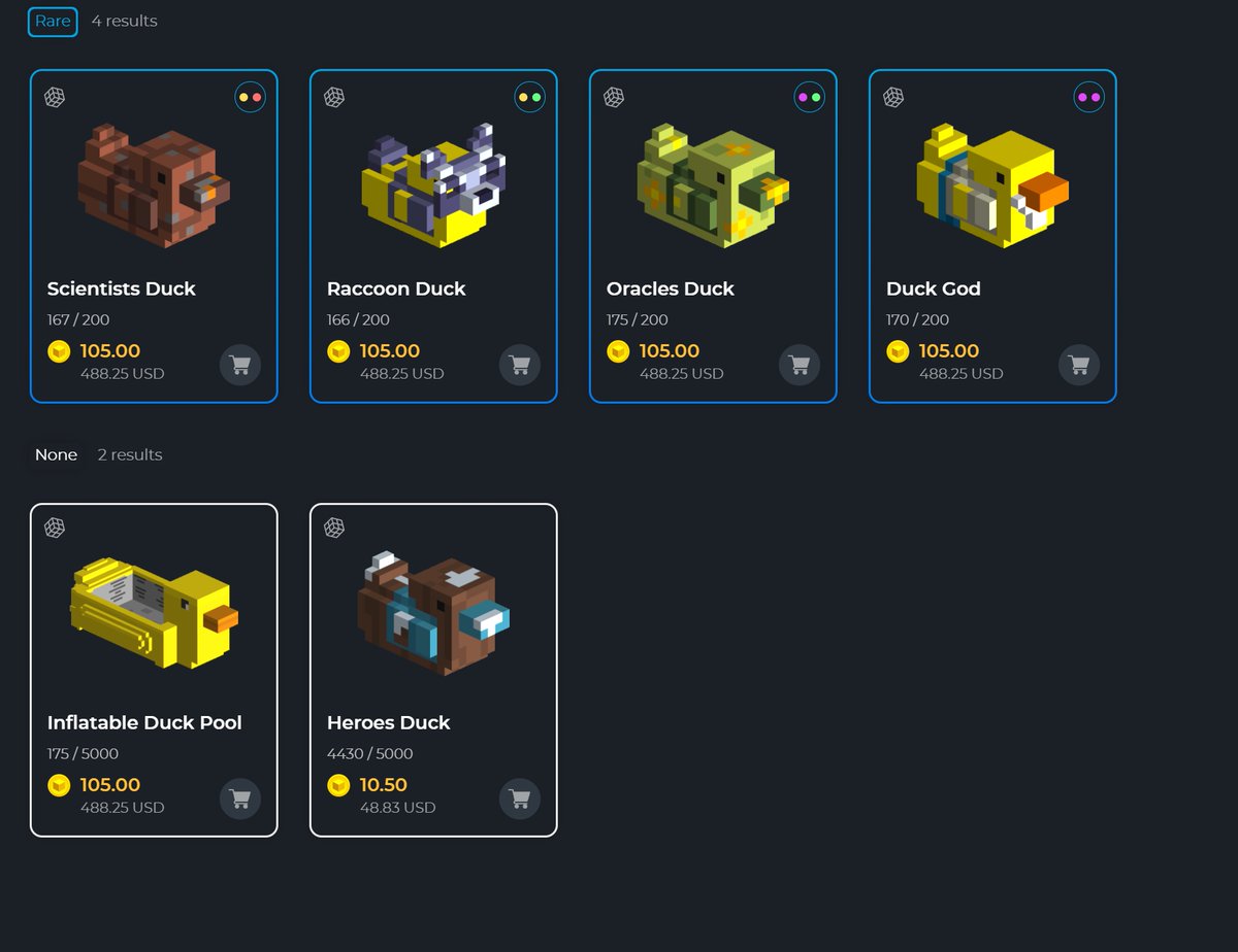 wng183's tweet photo. @TheSandboxGame 6 Alpha-Ducks!!! https://t.co/YGV2MFbq9I