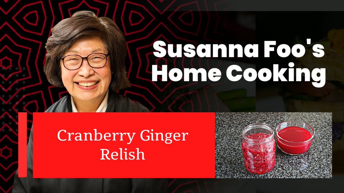 SusannaFoo's tweet photo. Ginger Cranberry Relish 

One of my favorite holiday dishes to make is the Ginger Cranberry Relish. I've been making it for a long time now and always do it for Thanksgiving and Christmas time. Hope you enjoy the video. 👇👇👇👇

 https://t.co/Wv98eTSe0z https://t.co/N3ItV3nfCr
