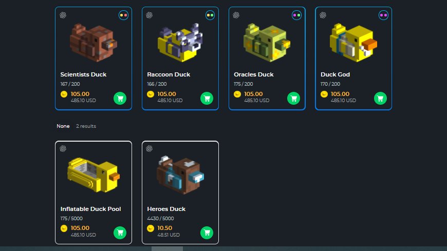 weikang_new's tweet photo. @TheSandboxGame 6 ducks NFTs are for sales in the collection!
Now, add them to the cart.
Now, give me the pass... https://t.co/xmJlUnj3ZW