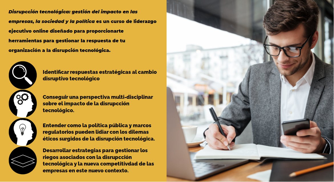 ✔️ Inscríbete al curso de #LSE  Online 'Disrupción tecnológica: gestión del impacto en las empresas, la sociedad y la política'

¡Aprovecha esta oportunidad! 🔥

➡️ hacnyc.org/curso-disrupci… 

#LondonSchoolEconomics #política #empresas #HAC