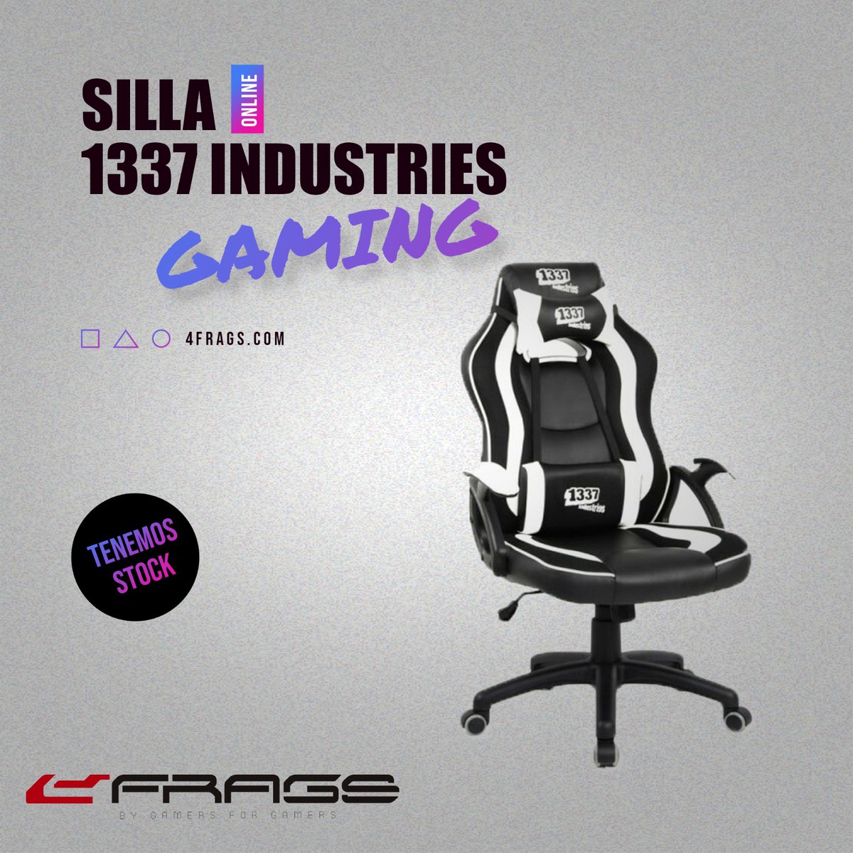 ☑ La #GC650 es una silla preparada para pasar largas horas delante del ordenador, y estar cómodamente sentado, evitando problemas de espalda, cansancio, tensión muscular, etc.

📲 4frags.com/sillas-gaming/…