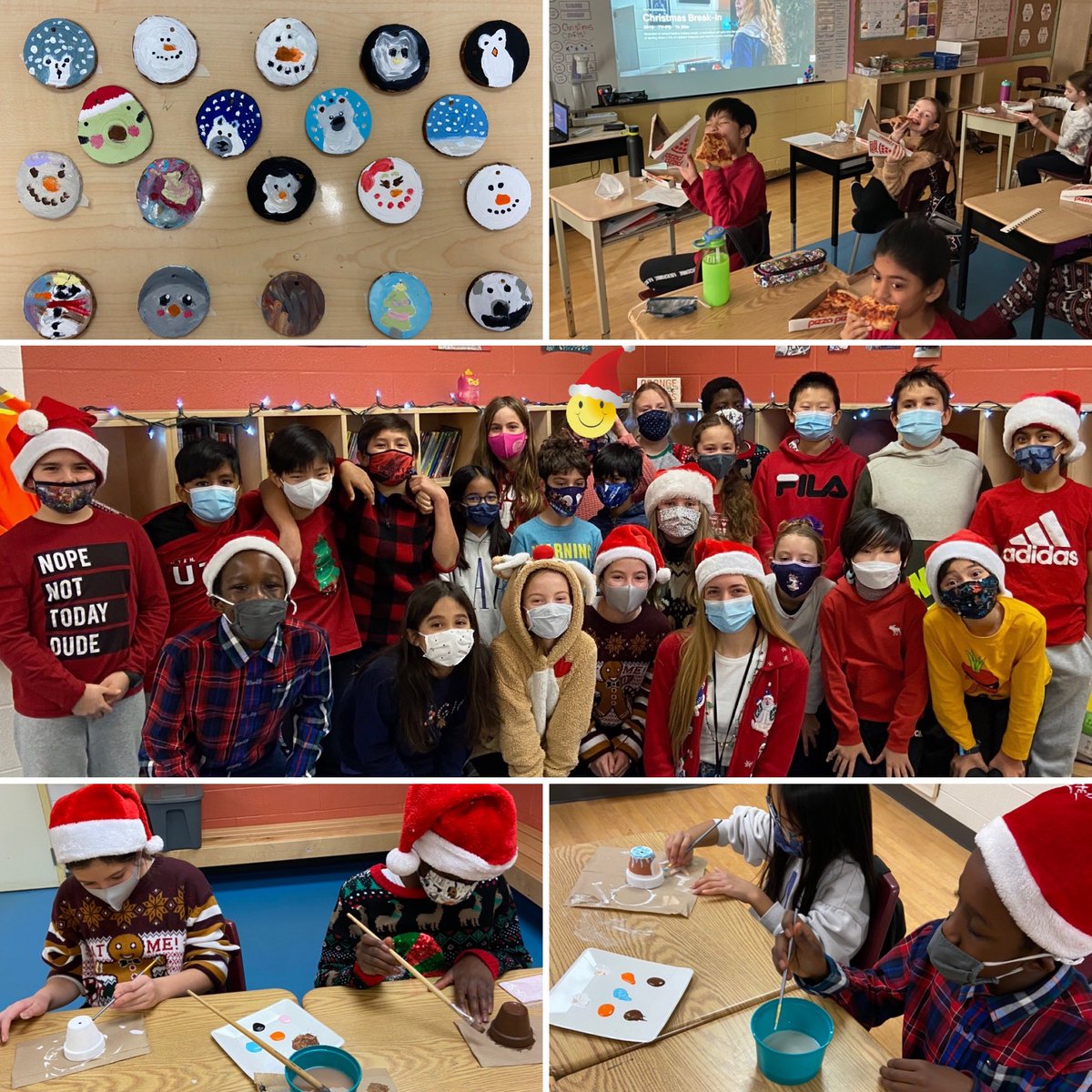 msfarronato's tweet photo. Christmas crafts, a pizza party, and lots of holiday cheer! โ๏ธ What a wonderful Joy Day! ๐๐ฅฐ #joyweek https://t.co/LTGmOxNhwF