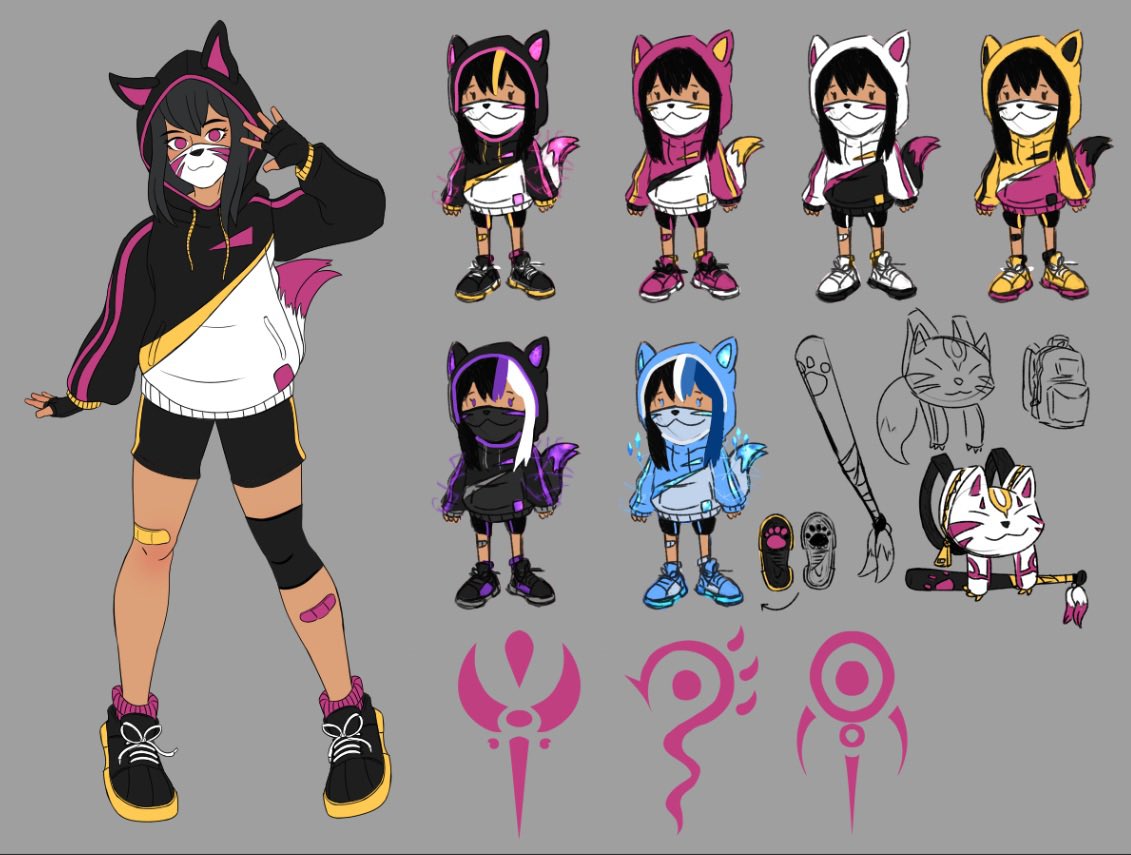 sharktoofs1's tweet photo. here’s a wip for a skin I’m naming “Southpaw”

She’s part of the Fox Clan :) https://t.co/8pBW57UmK6