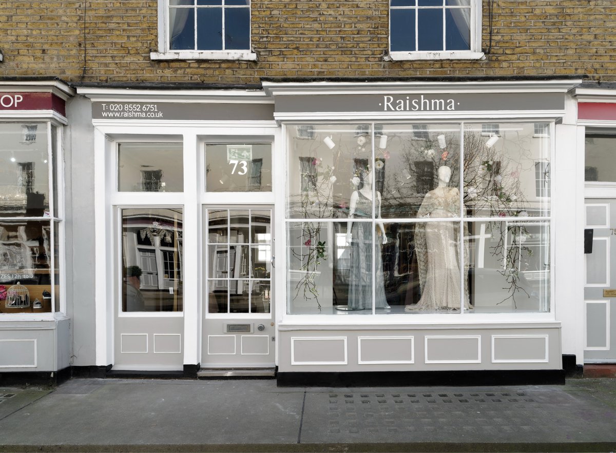 Our Marylebone boutique is currently open for appointments only, please email customerservices@raishma.co.uk to book!