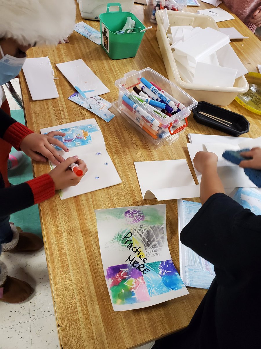 Mrs. Molnar (@mcgregorstudio) on Twitter photo Pop up studio this week, Printmaking! ❤️ Many students decided to make cards for the holidays with this technique.
"Oh my gosh! If you do words, you need to do it backwards! Look you guys it's backwards!"
Love the discoveries #StudentledTeaching <a href="/RCS_McGregor/">McGregor Elementary</a> <a href="/rochcommschools/">Rochester Community Schools</a> Pop up studio this week, Printmaking! ❤️ Many students decided to make cards for the holidays with this technique.
"Oh my gosh! If you do words, you need to do it backwards! Look you guys it's backwards!"
Love the discoveries #StudentledTeaching <a href="/RCS_McGregor/">McGregor Elementary</a> <a href="/rochcommschools/">Rochester Community Schools</a>