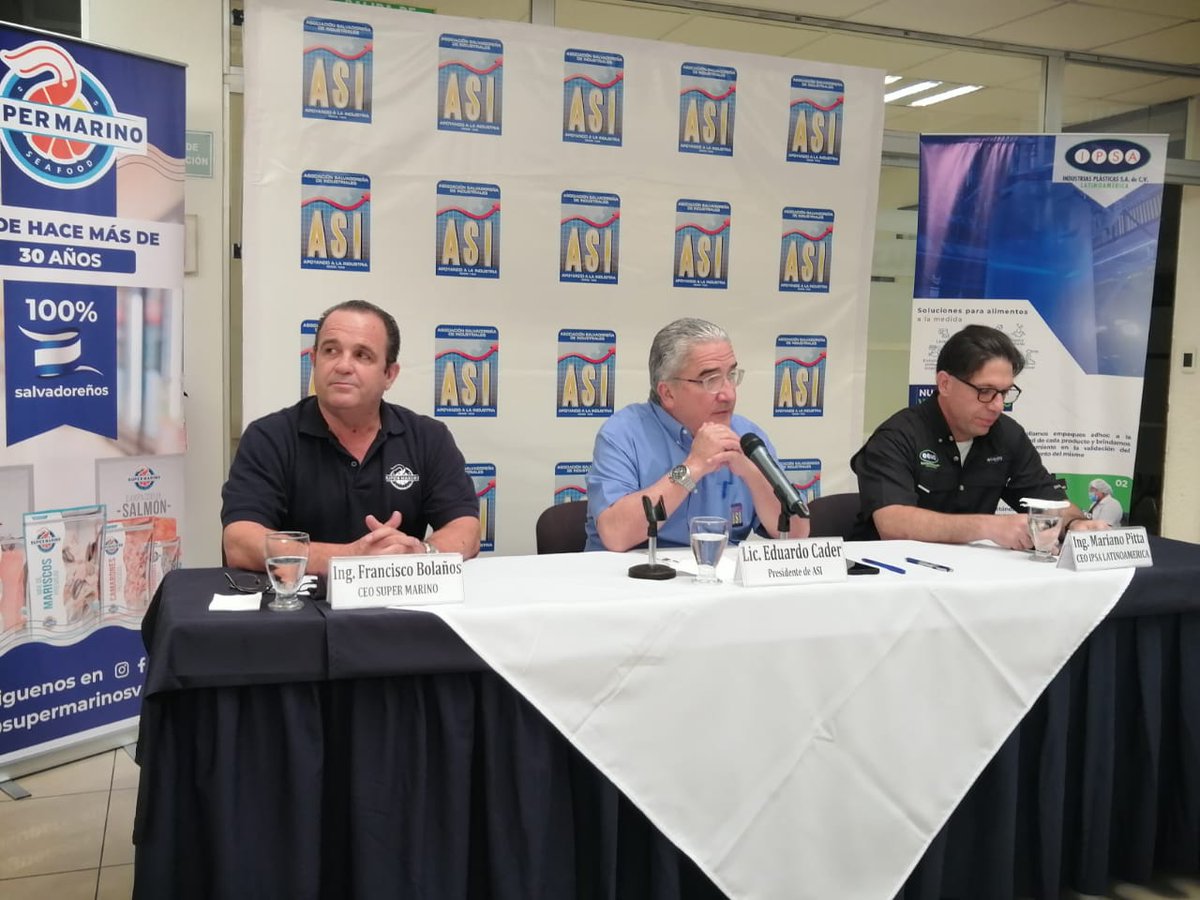 radioyskl's tweet photo. Este día la @asielsalvador junto con las empresas Súper Marino e Industrias Plásticas Latinoamérica IPSA concretan una alianza en la que contribuyen a la generación de empleos para dinamizar la economía salvadoreña.
Vía @MaribelJovel https://t.co/SlSAWxojog